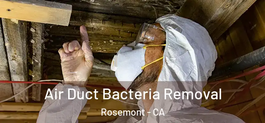 Air Duct Bacteria Removal Rosemont - CA