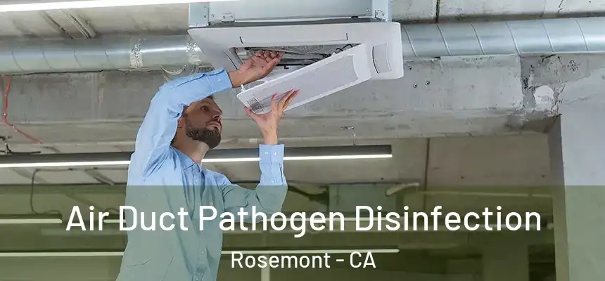 Air Duct Pathogen Disinfection Rosemont - CA